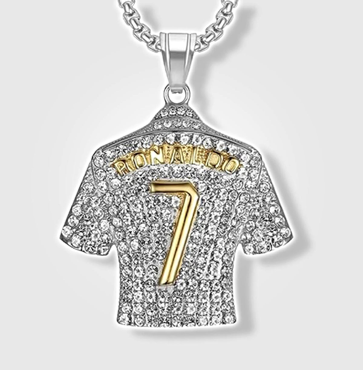 Cristiano Ronaldo #7 — Statement Soccer Necklace