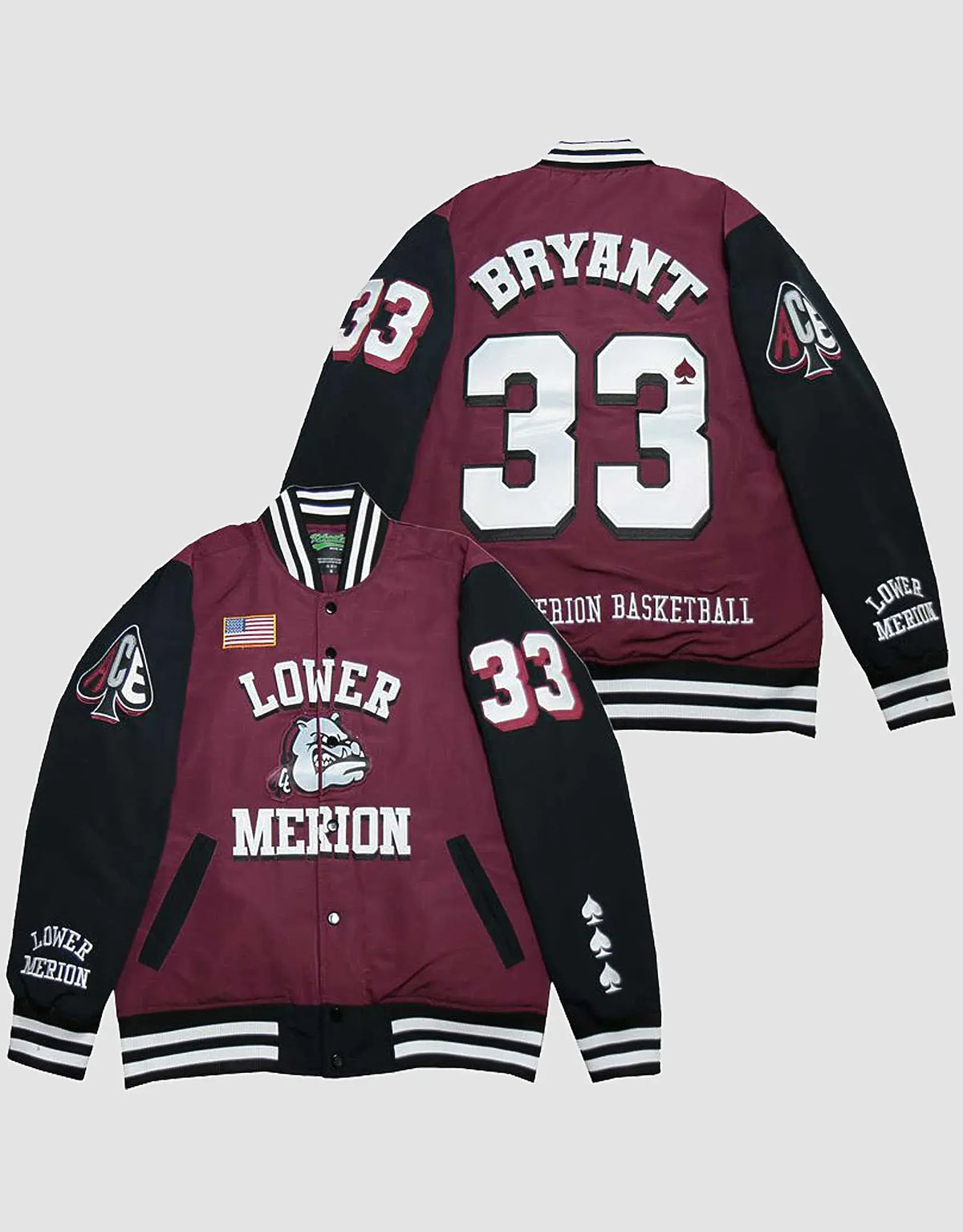 Kobe Bryant #33 — Varsity Jacket Bulldogs