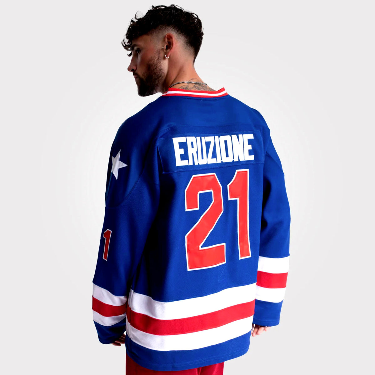 Mike Eruzione MIRACLE LEGACY #21— Classic USA Hockey Jersey